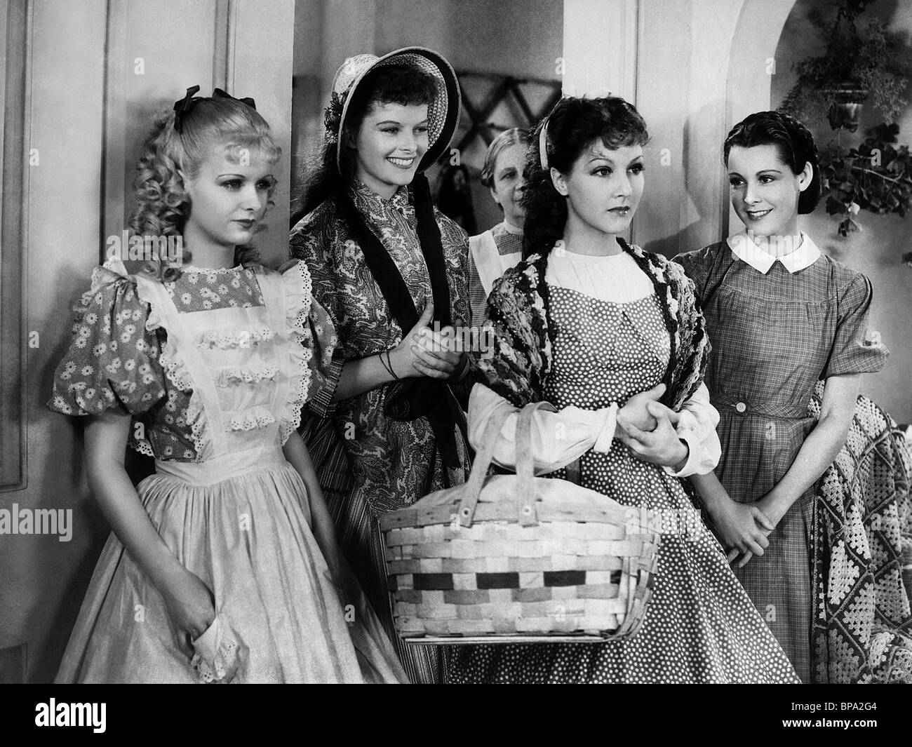 JOAN BENNETT, Katharine Hepburn, JEAN PARKER, FRANCES DEE, peu de femmes, 1933 Banque D'Images