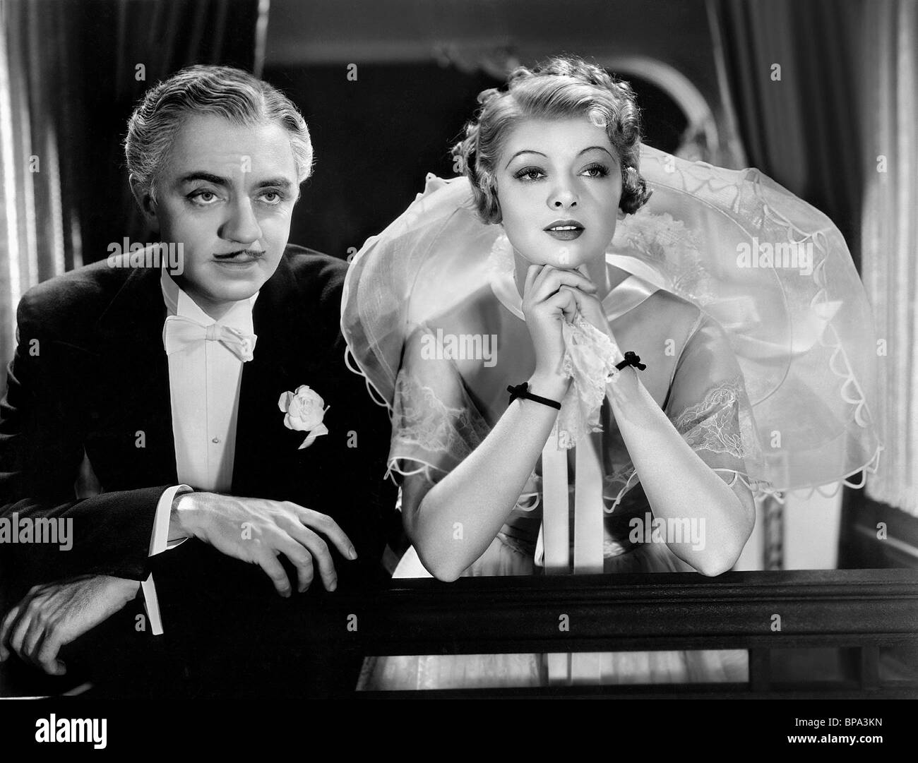 WILLIAM POWELL, Myrna Loy, LE GRAND ZIEGFELD, 1936 Banque D'Images