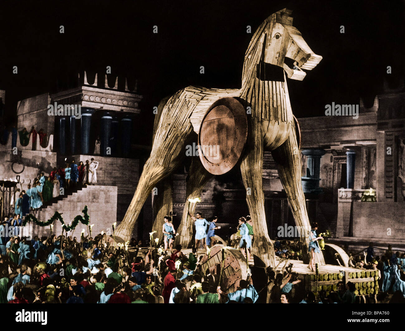 Trojan Horse Film Banque d