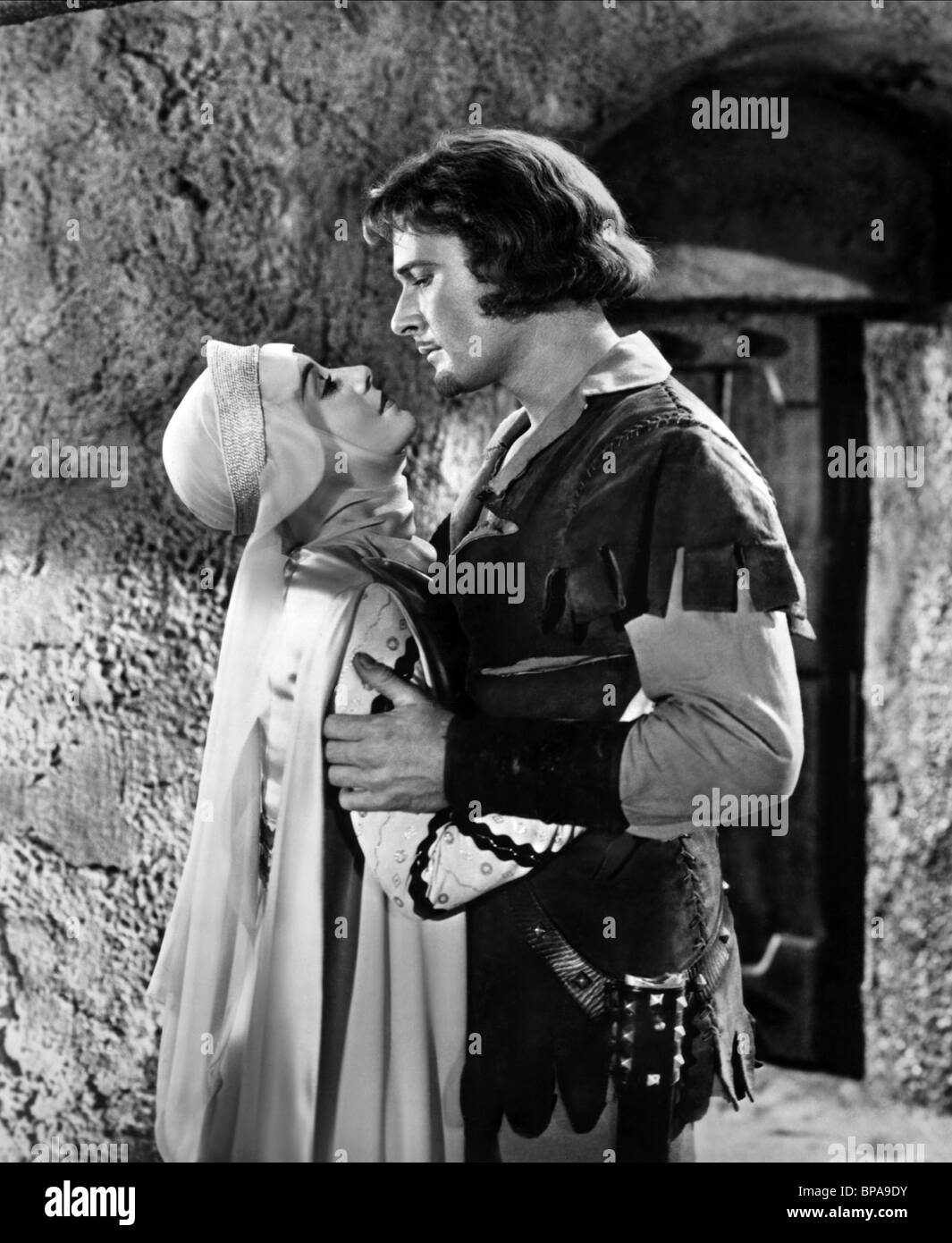 OLIVIA DE HAVILLAND, Errol Flynn, les aventures de Robin des Bois, 1938 Banque D'Images