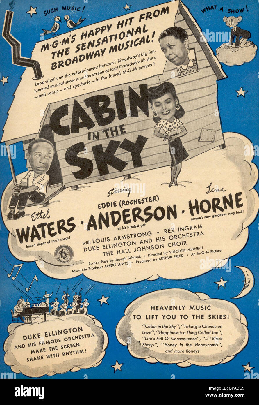 Affiche de film CABIN IN THE SKY (1943) Banque D'Images