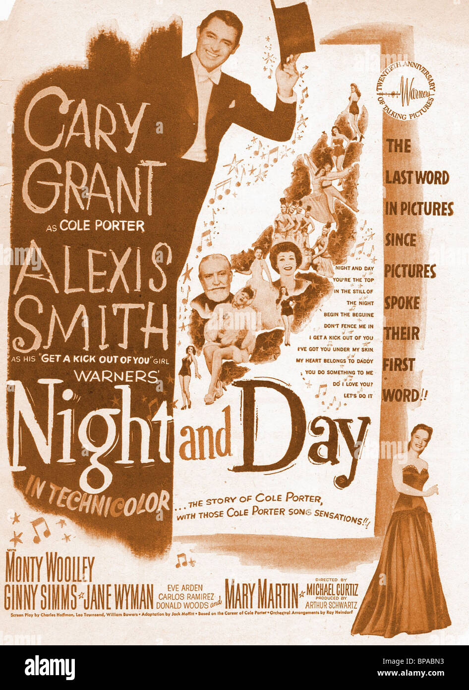 Affiche de film NUIT ET JOUR (1946) Banque D'Images