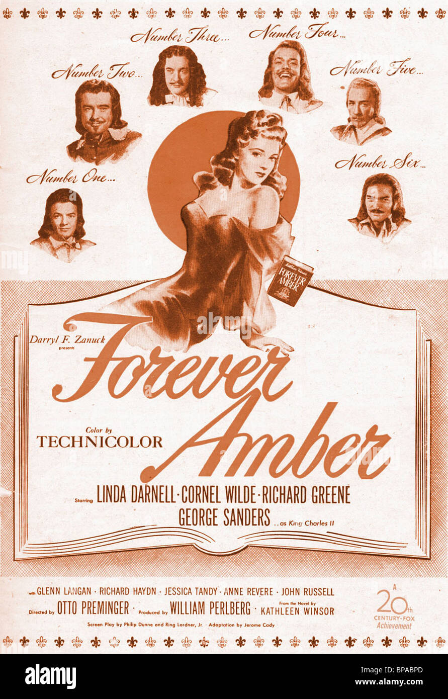 Affiche de film FOREVER AMBER (1947) Banque D'Images