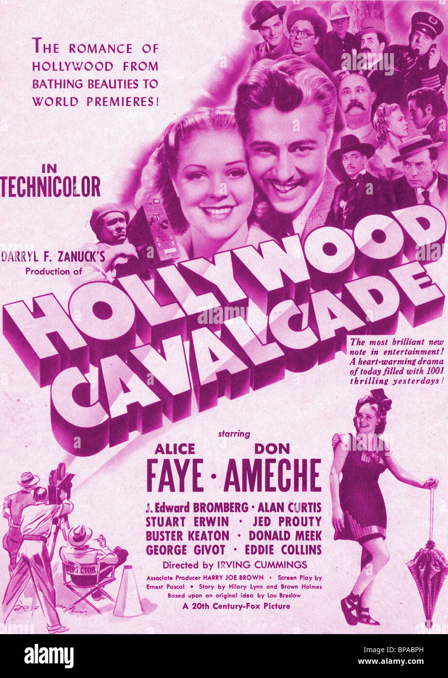Affiche de film HOLLYWOOD CAVALCADE (1939) Banque D'Images