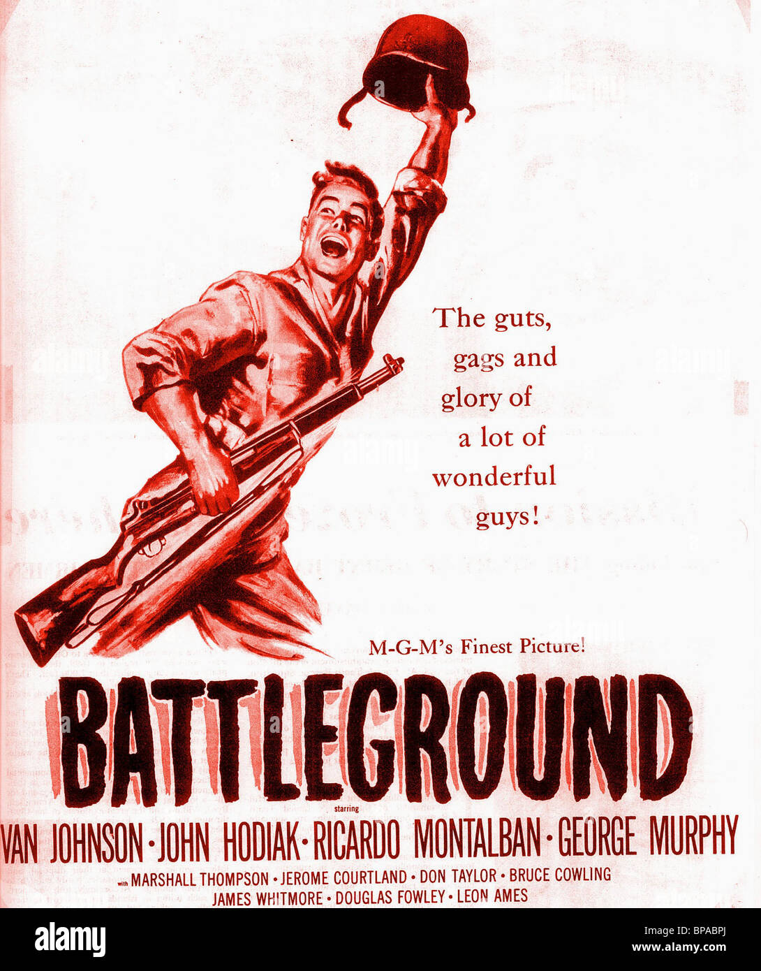 Affiche de film de bataille (1949) Banque D'Images