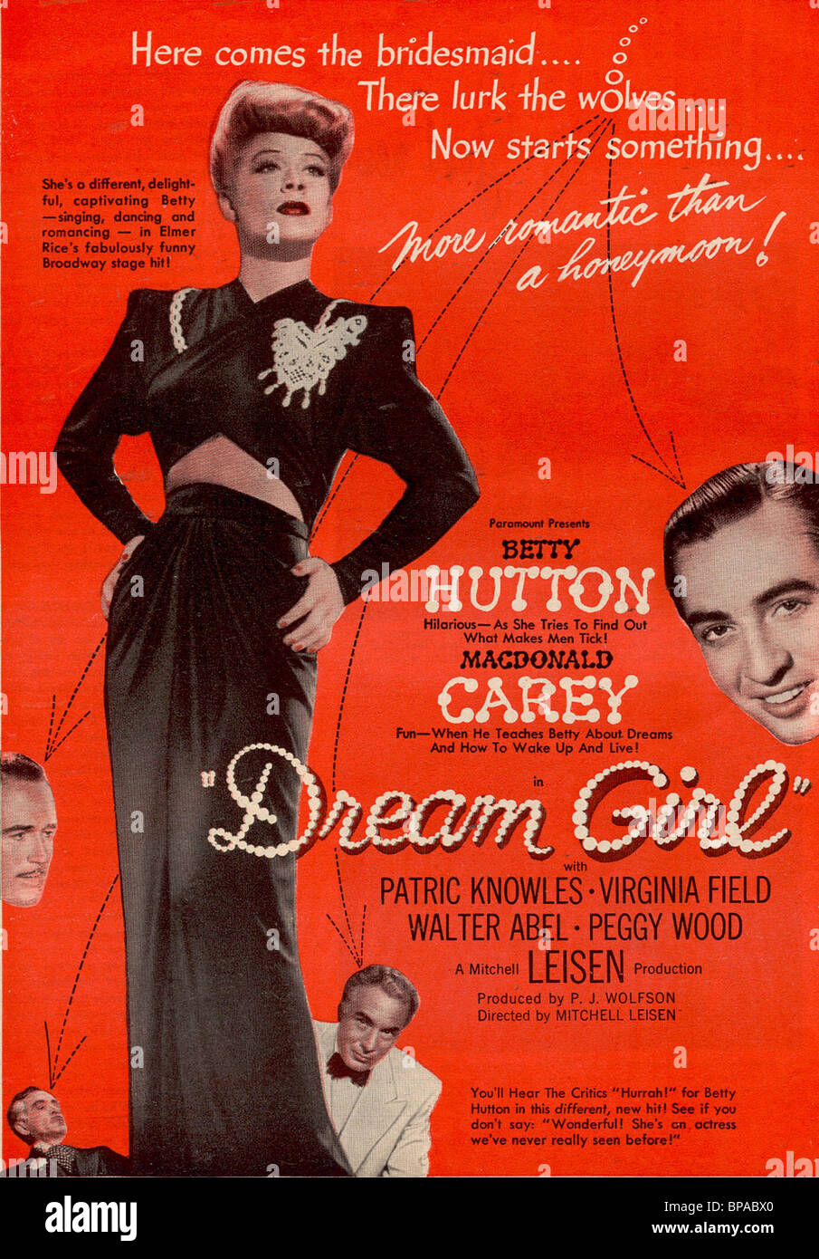 Affiche de film DREAM Girl (1948) Banque D'Images