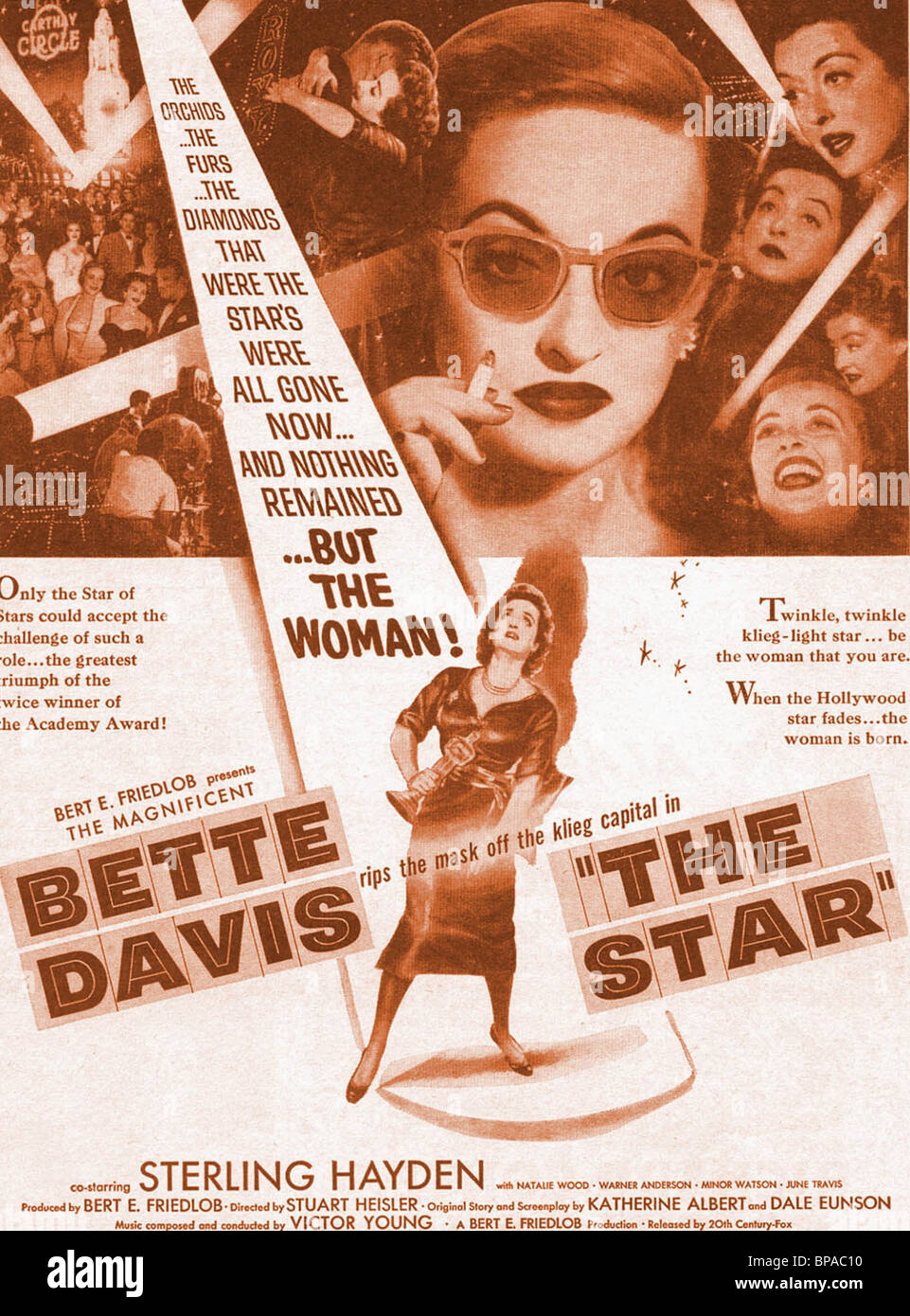Affiche de film L'Étoile (1952) Banque D'Images