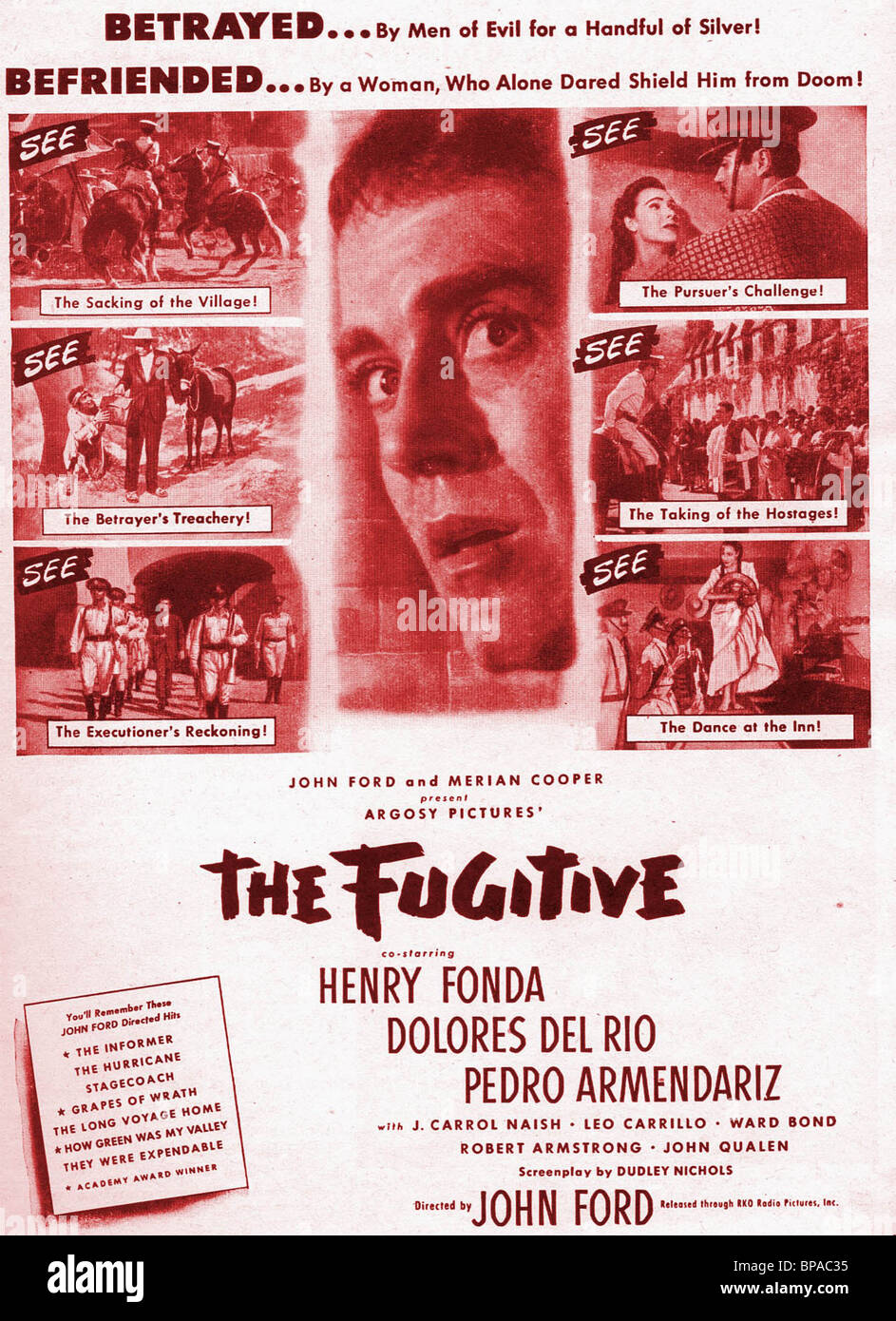 Affiche de film Le Fugitif (1947) Banque D'Images