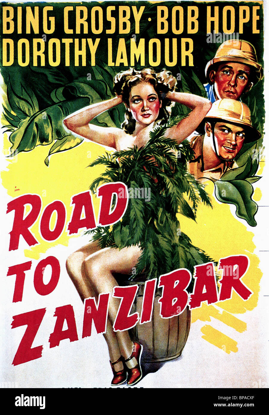 Affiche de film ROAD TO ZANZIBAR (1941) Banque D'Images