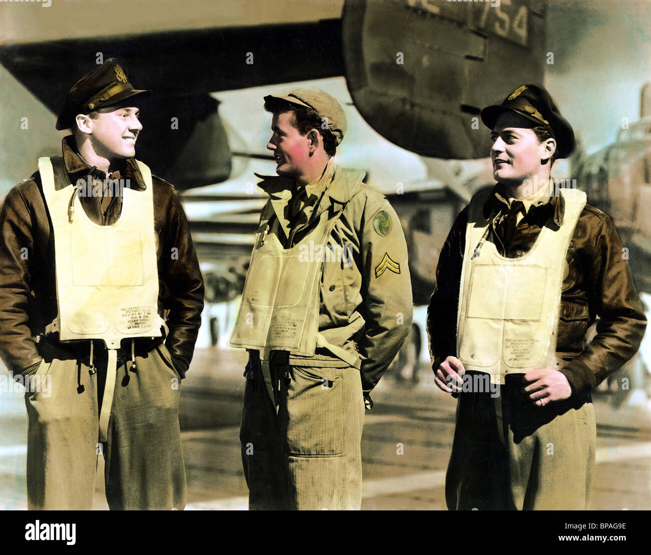 VAN JOHNSON, ROBERT WALKER, TIM MURDOCK, TRENTE SECONDES SUR TOKYO, 1944 Banque D'Images