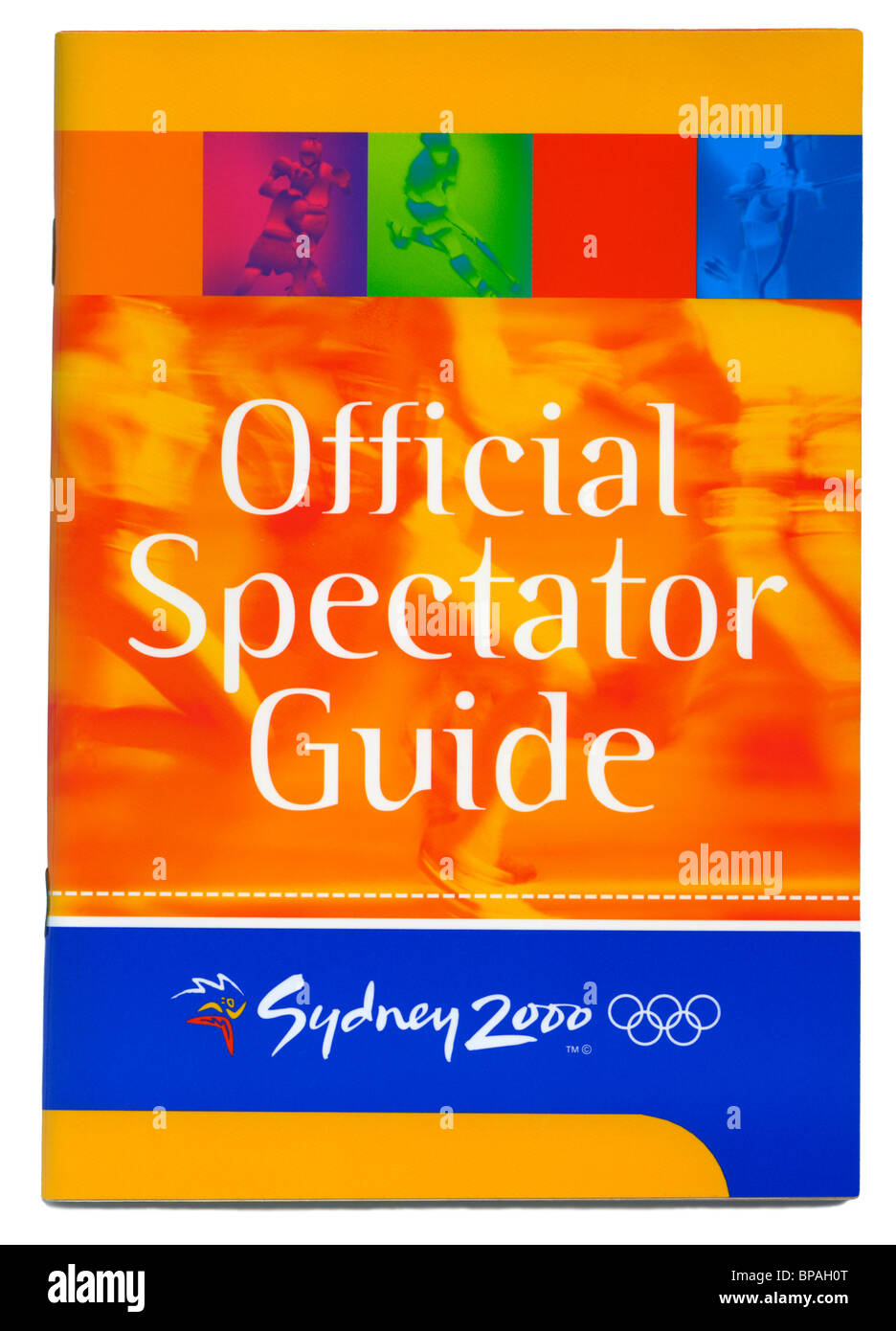 Guide Officiel du Spectateur à l'été 2000 Jeux Olympiques de Sydney, Sydney, New South Wales, Australia Banque D'Images