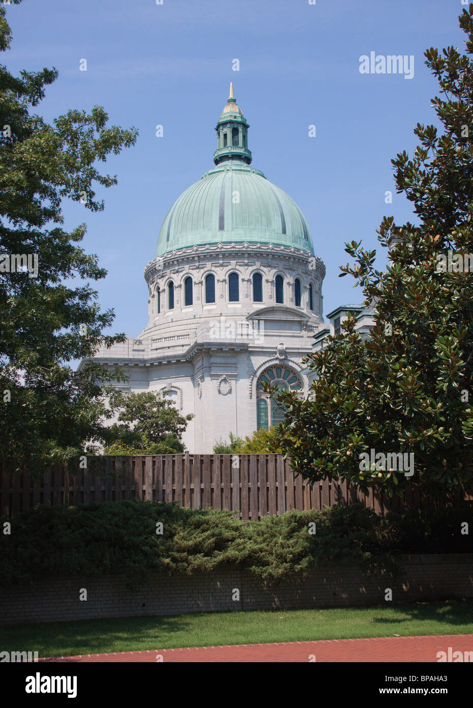US Naval Academy Chapelle, Annapolis, Maryland, USA Banque D'Images