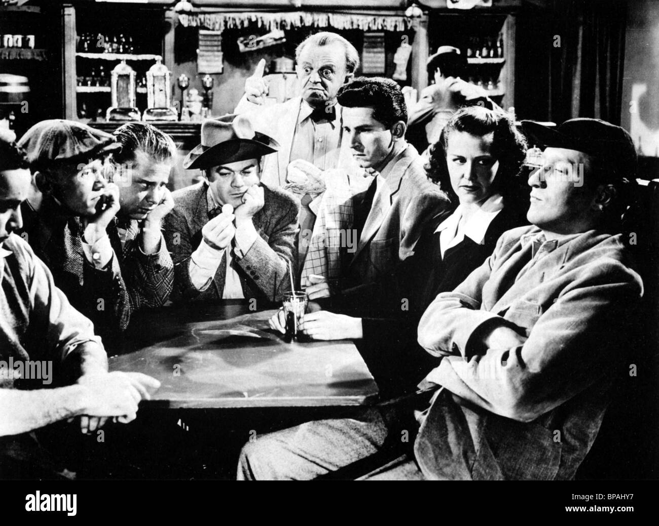 FRANKIE DARRO, LIONEL STANDER, LEO GORCEY, HELEN PARRISH, HUNTZ HALL, TROUBLE MAKERS, 1948 Banque D'Images