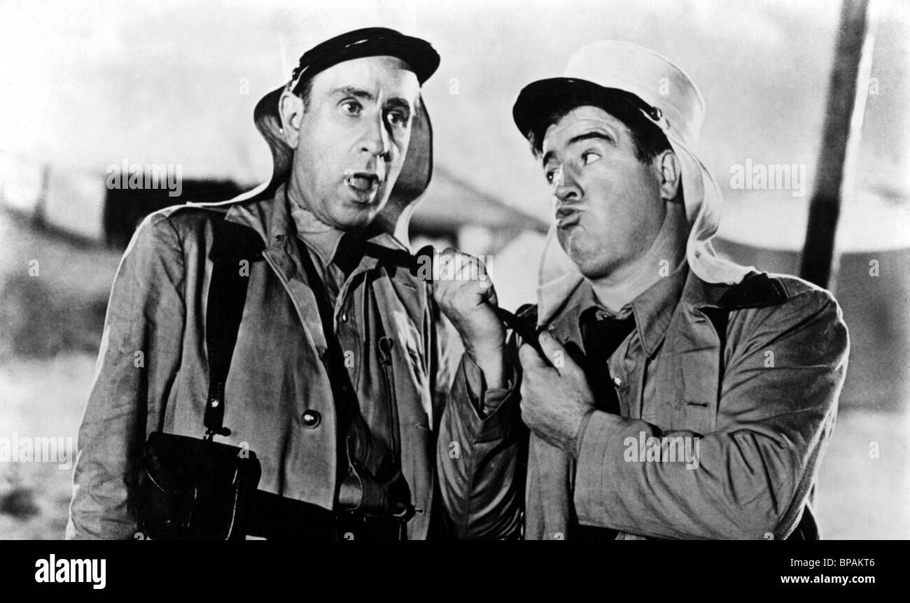 BUD ABBOTT, LOU COSTELLO, Abbott et Costello dans la légion étrangère, 1950 Banque D'Images
