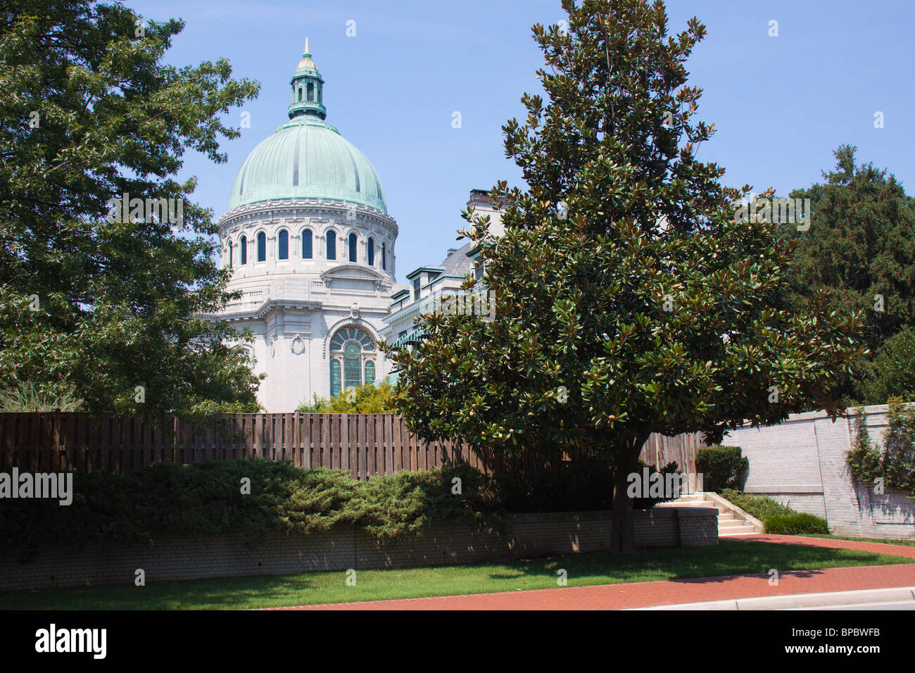 US Naval Academy Chapelle, Annapolis, Maryland, USA Banque D'Images