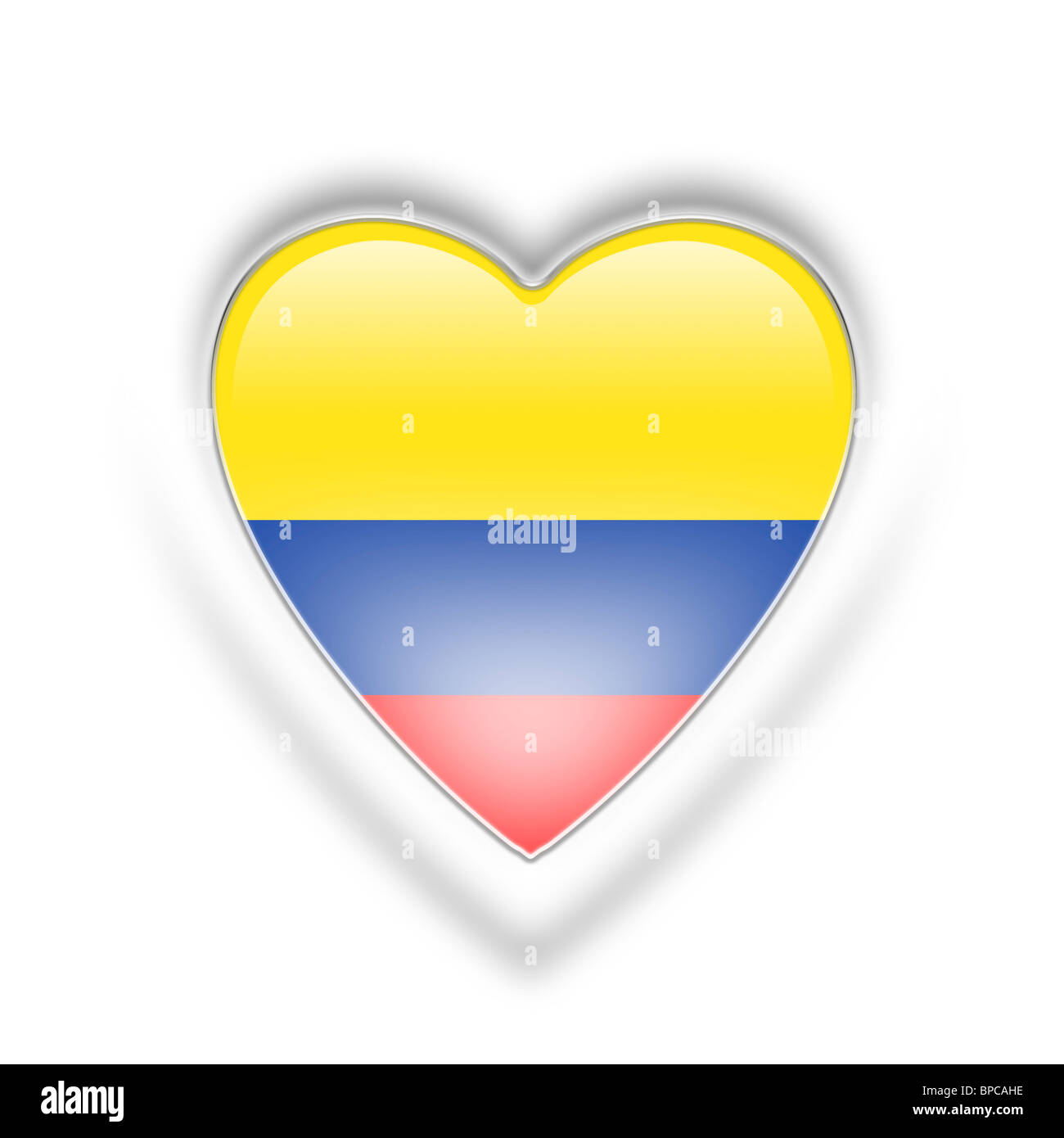 Drapeau Colombie Banque D'Images