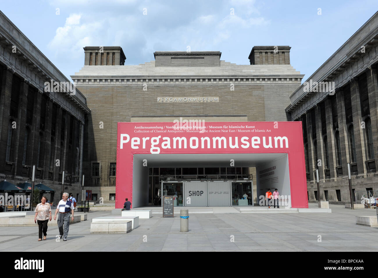 Le Pergamonmuseum Musée Pergamon Museum Island à Berlin Allemagne Deutschland Europe Banque D'Images