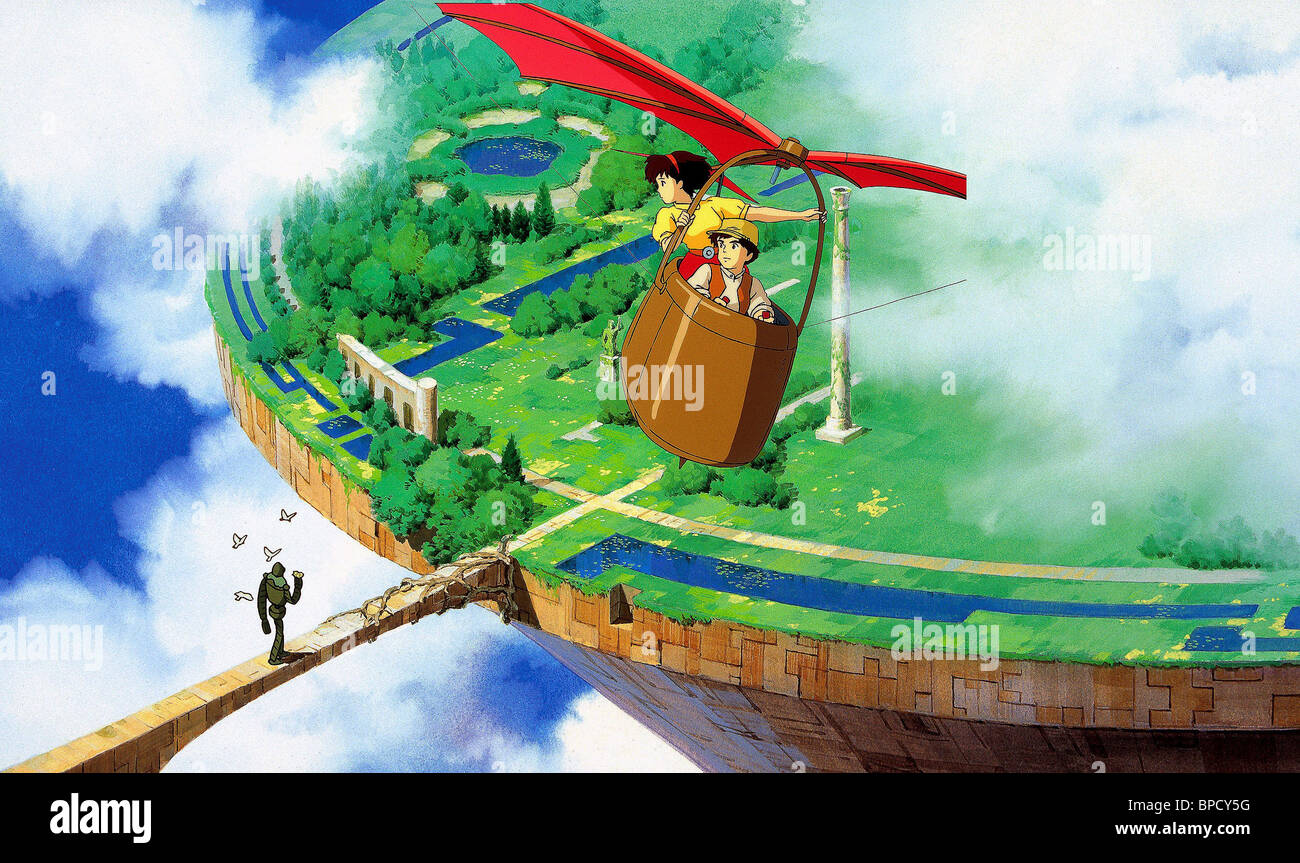Le Château Dans Le Ciel Miyazaki Banque d'image et photos - Alamy