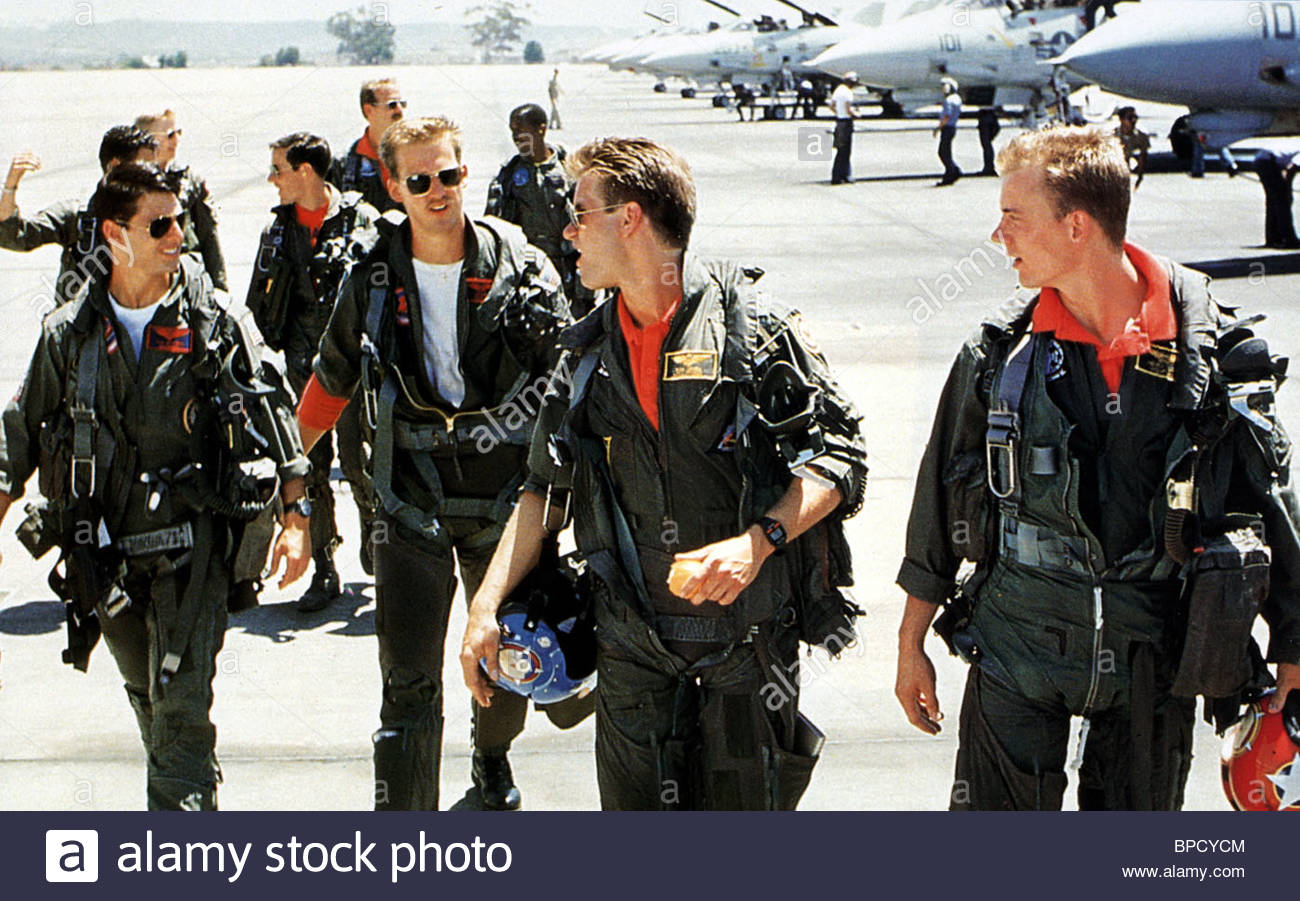 Tom Cruise Top Gun 1986 Directed By Banque d'image et photos - Alamy