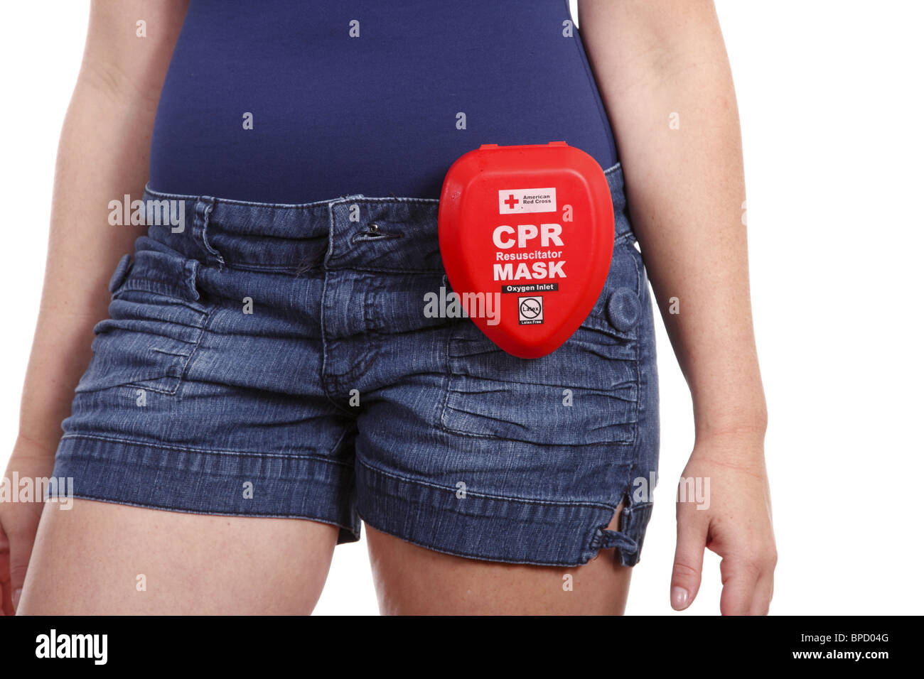 Kit du CFCP sur lifeguard Banque D'Images