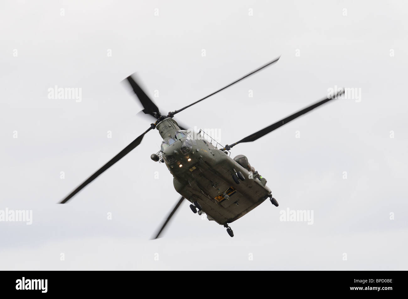 Boeing Chinook de la Royal Air Force s'affiche au RIAT Royal International Air Tattoo RAF Fairford Gloucestershire Angleterre Banque D'Images