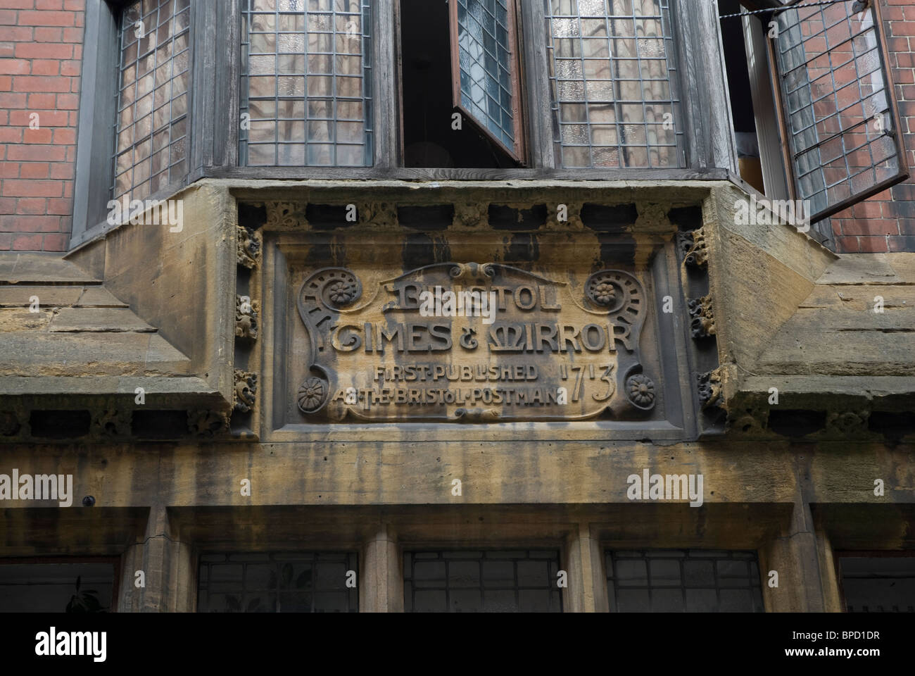 Bâtiment où le temps et Bristol Bristol miroir utilisé pour être publié, Bristol UK Banque D'Images