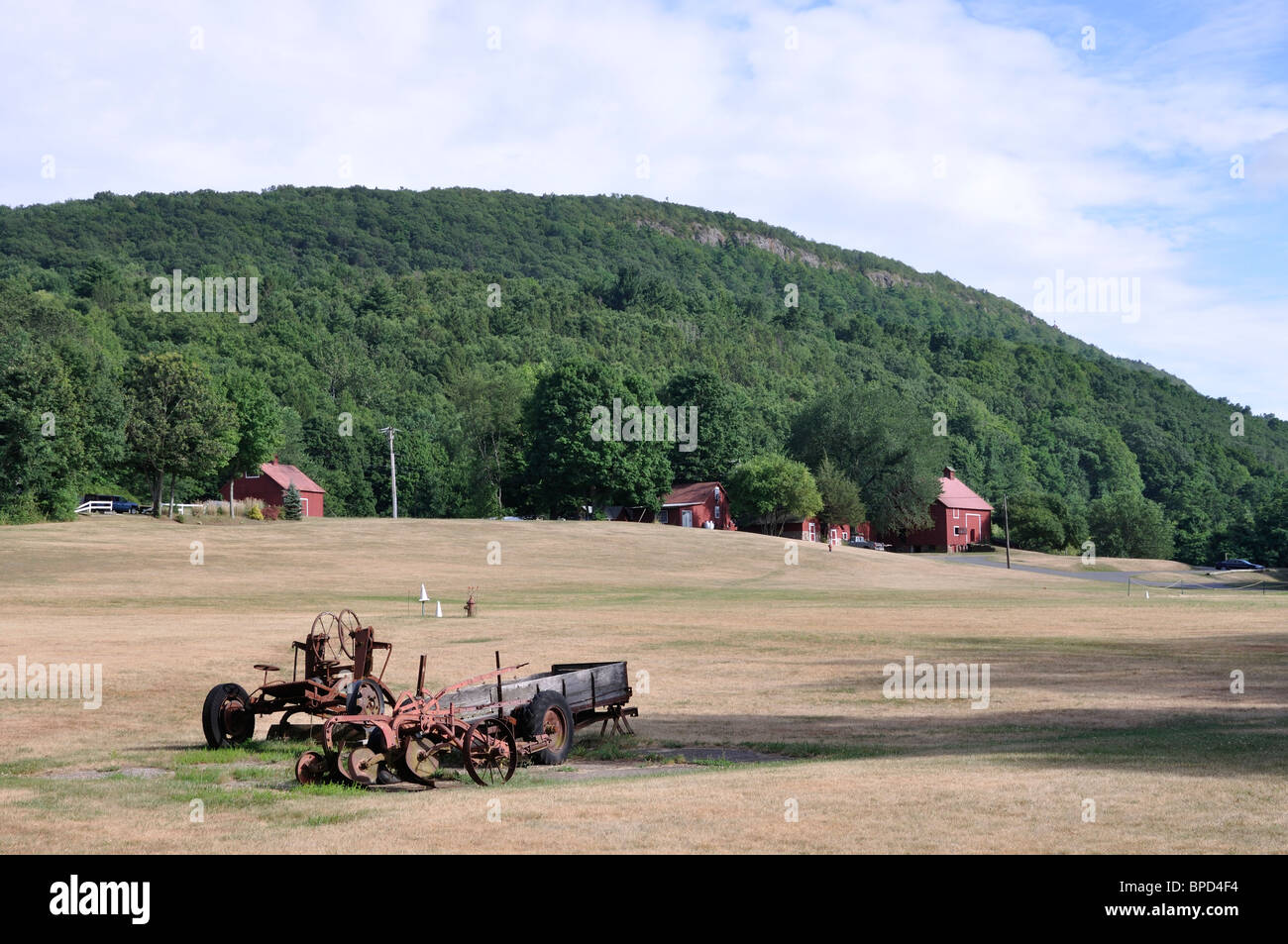 La campagne de la Nouvelle-Angleterre, New York, USA Banque D'Images