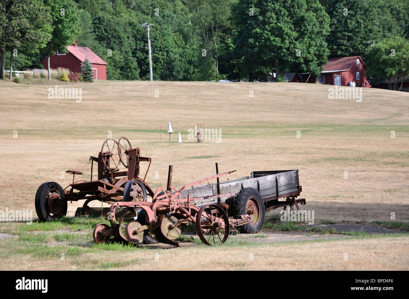 La campagne de la Nouvelle-Angleterre, New York, USA Banque D'Images