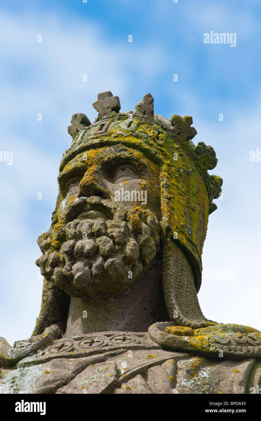 Statue de Robert Bruce, Stirling, Ecosse Banque D'Images
