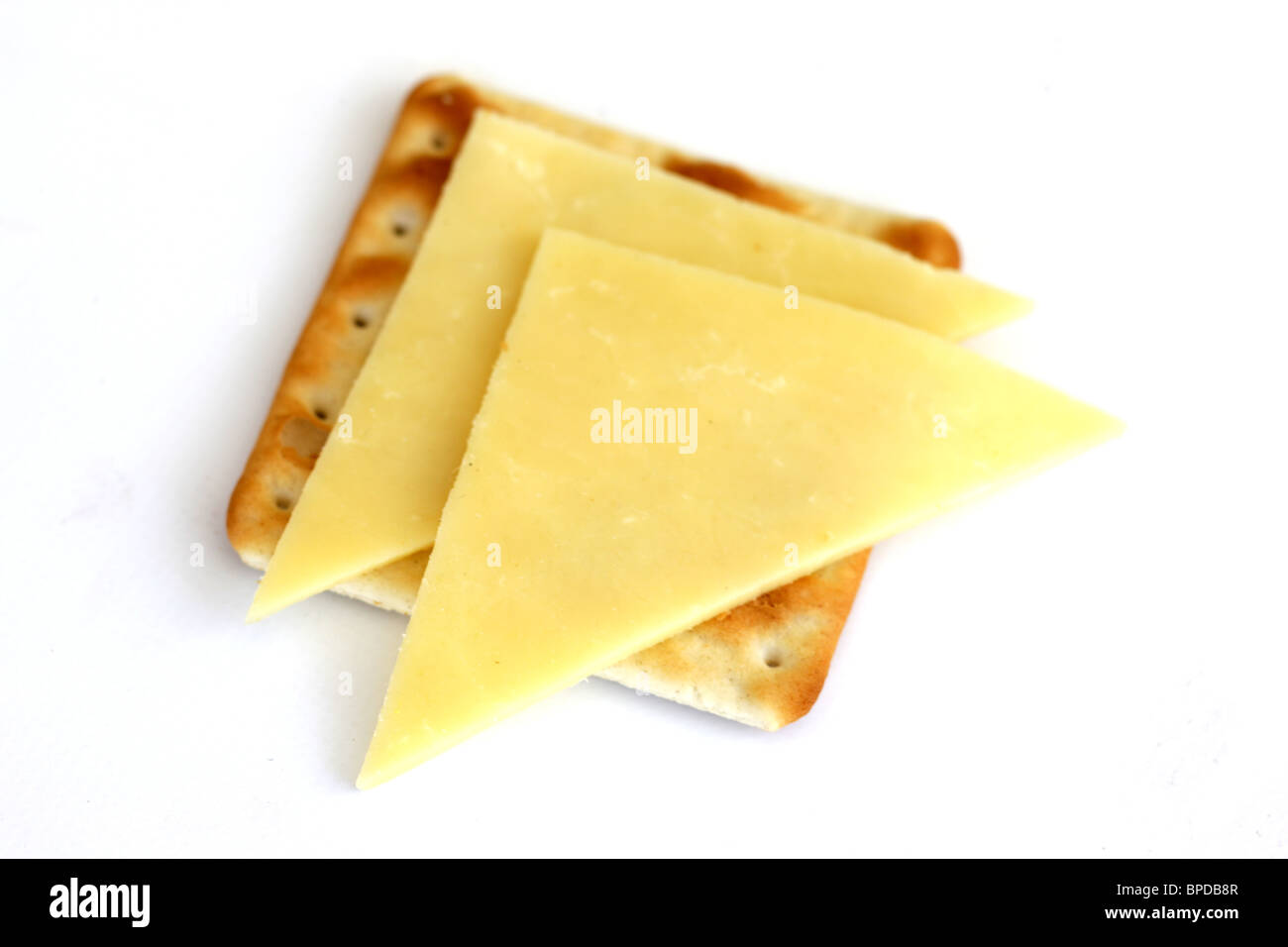 Craquelins avec du fromage à la crème Banque D'Images