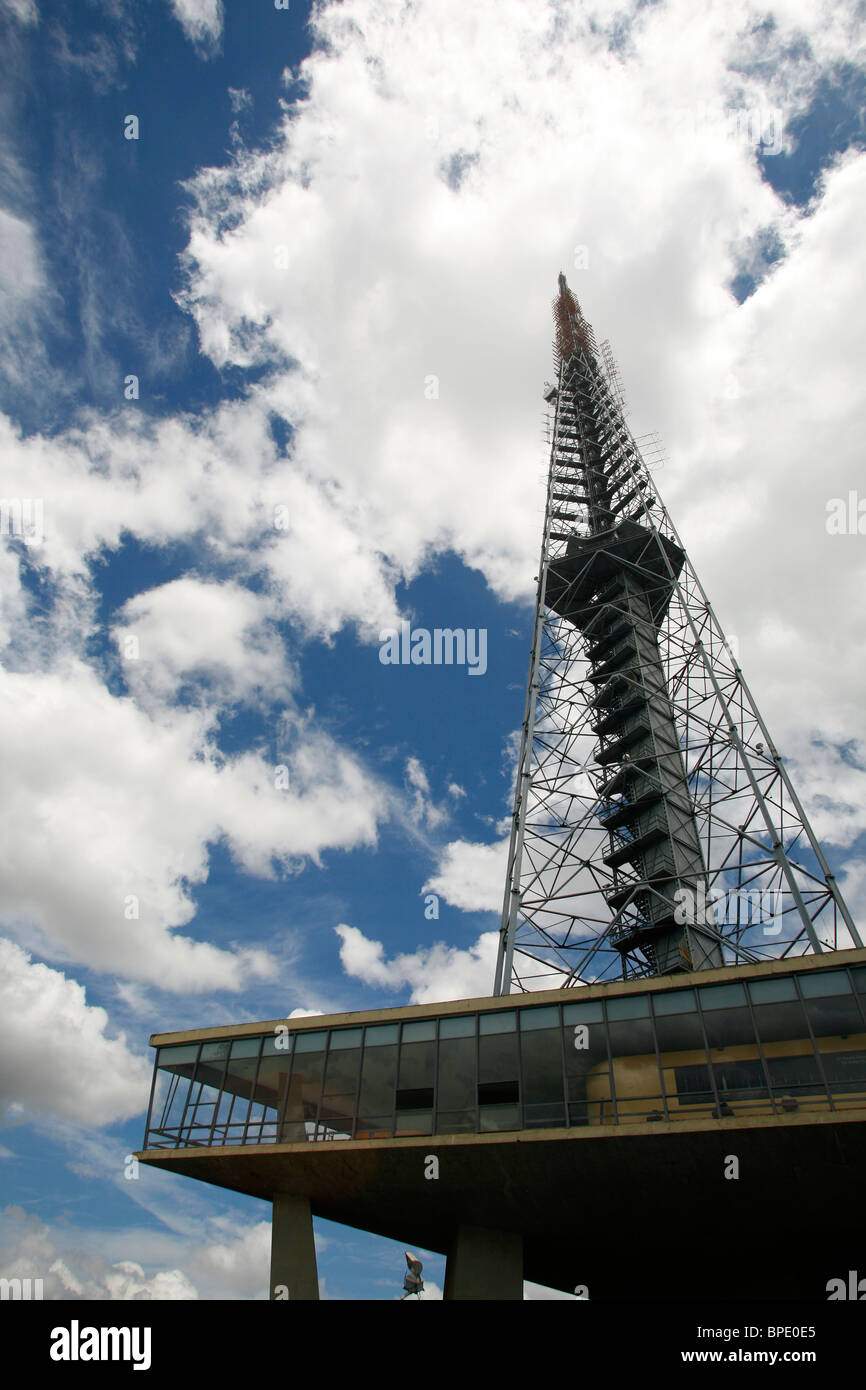 Torre de Televisao ou la tour de télévision, Brasilia, Brésil. Banque D'Images