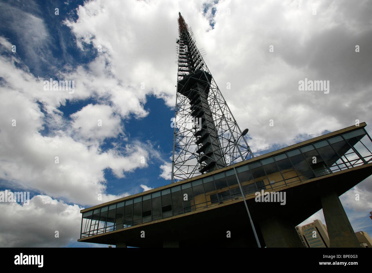 Torre de Televisao ou la tour de télévision, Brasilia, Brésil. Banque D'Images