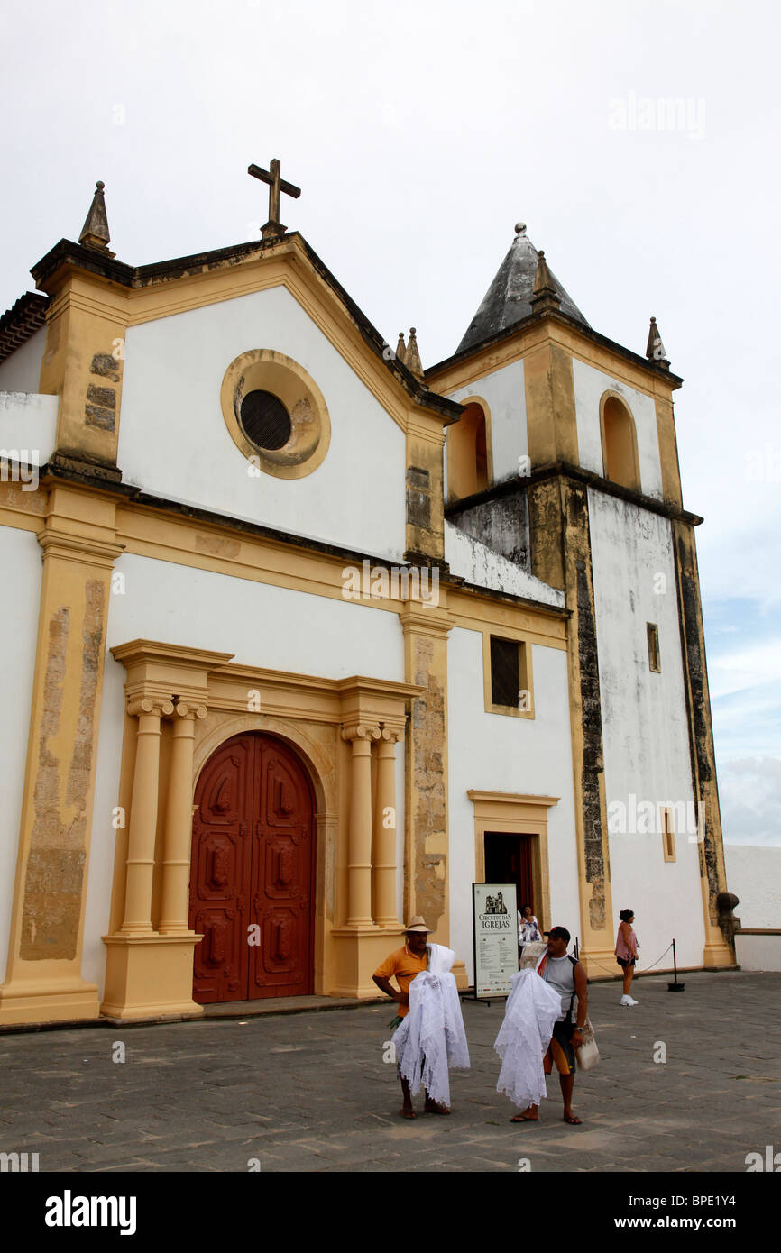 Igreja da se ou Se Cathédrale, Olinda, Pernambuco, Brésil. Banque D'Images