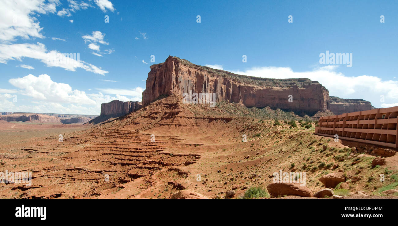Le panorama View Hotel Arizona Monument Valley Navajo Nation Banque D'Images