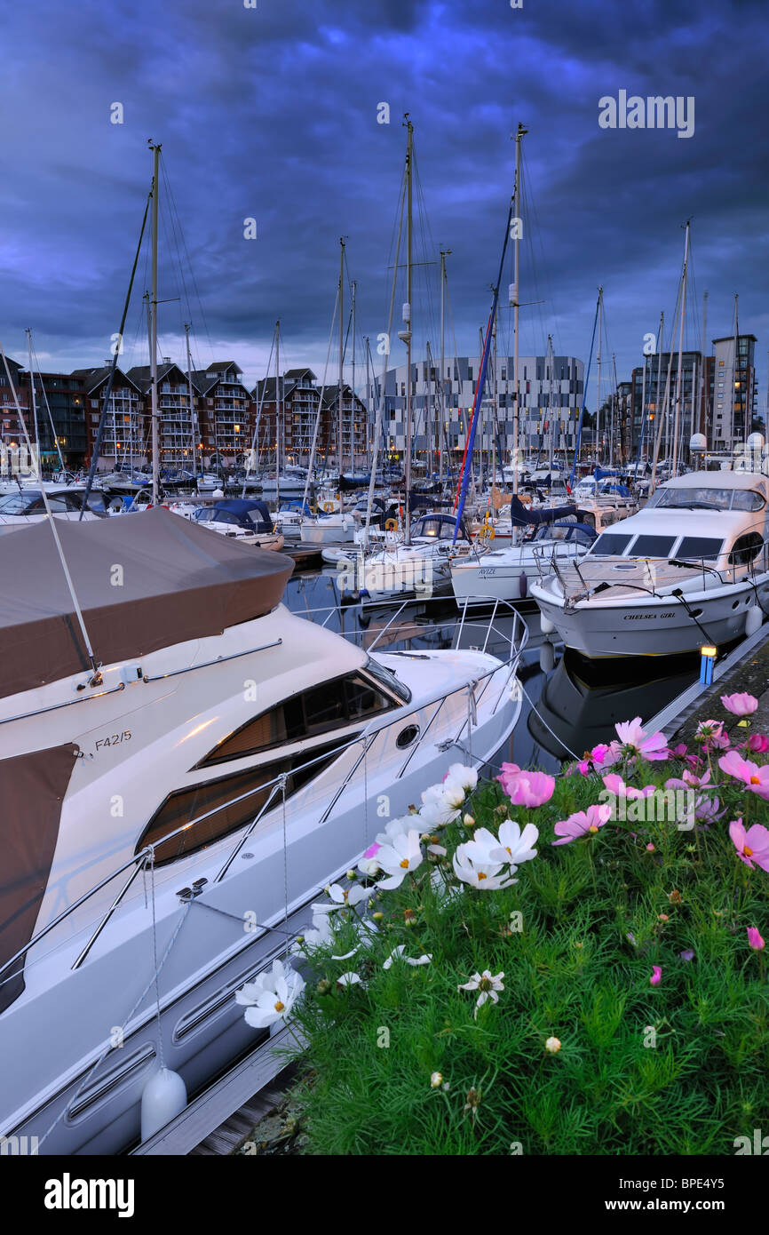 Marina d’Ipswich Banque D'Images