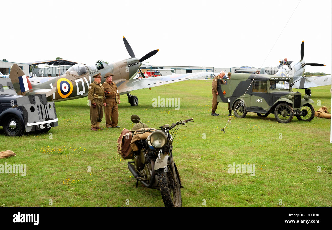 Les papas-sosies de l'armée à l'hôtel Shoreham air show Banque D'Images