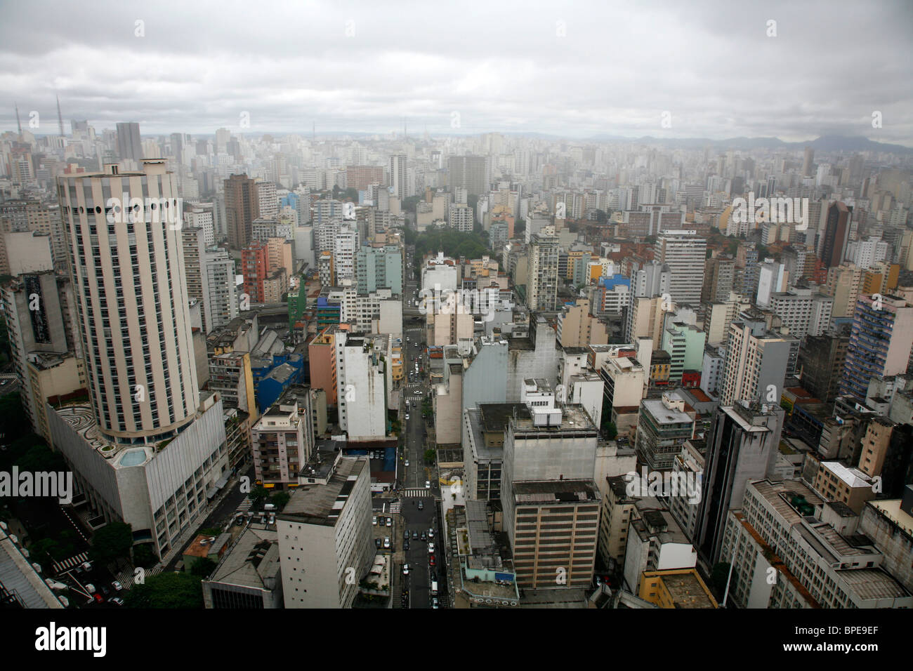 Skyline de Sao Paulo, Brésil. Banque D'Images