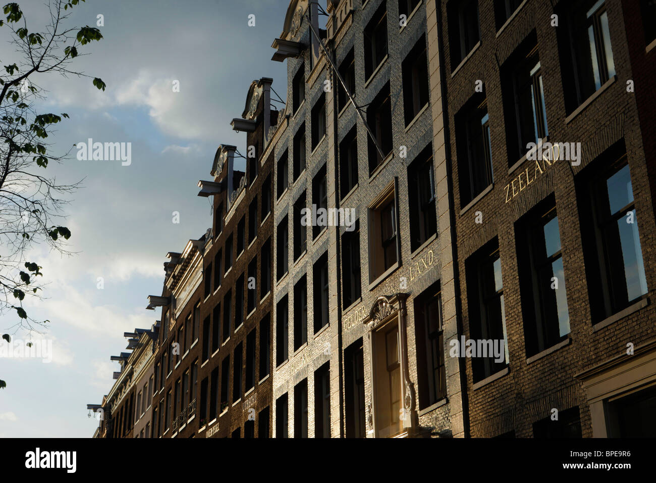 Canal de Prinsengracht à Amsterdam Banque D'Images