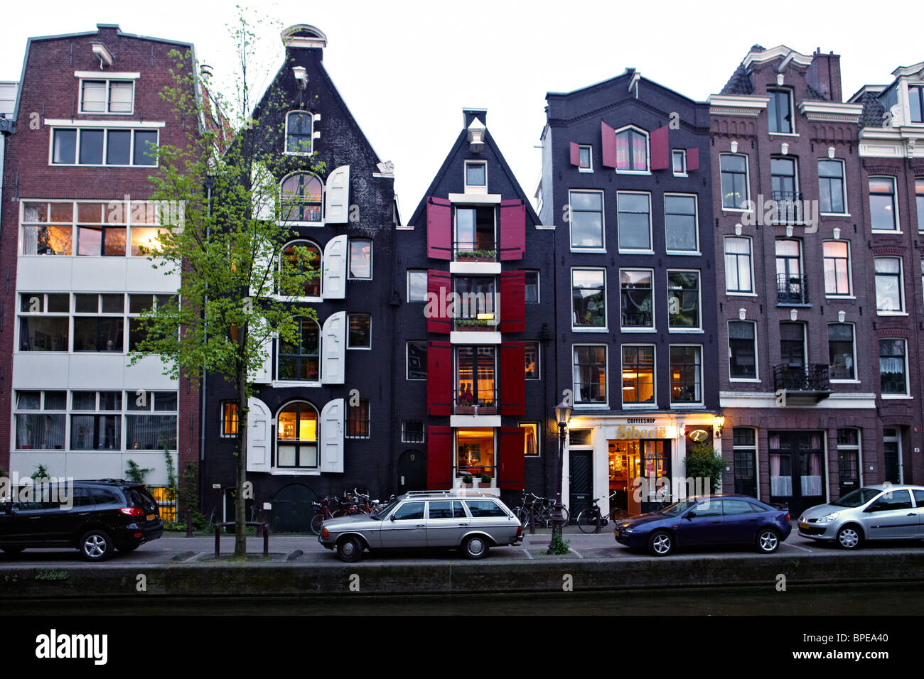 Quartier Jordaan à Amsterdam Banque D'Images