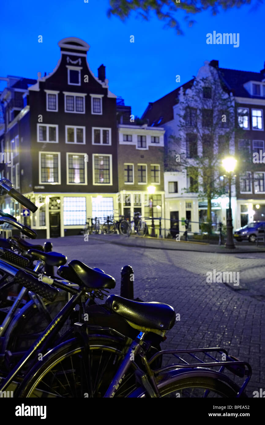 Quartier Jordaan à Amsterdam Banque D'Images