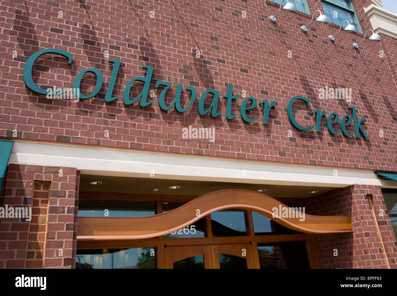 Un Coldwater Creek store dans la banlieue de Beijing. Banque D'Images