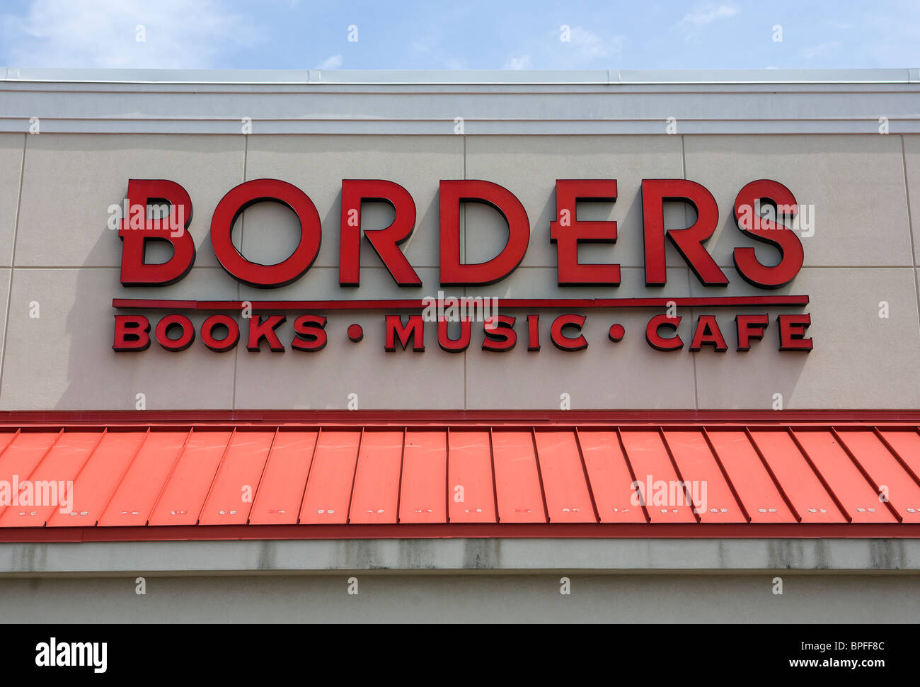 Un Borders Books store dans la banlieue de Beijing. Banque D'Images