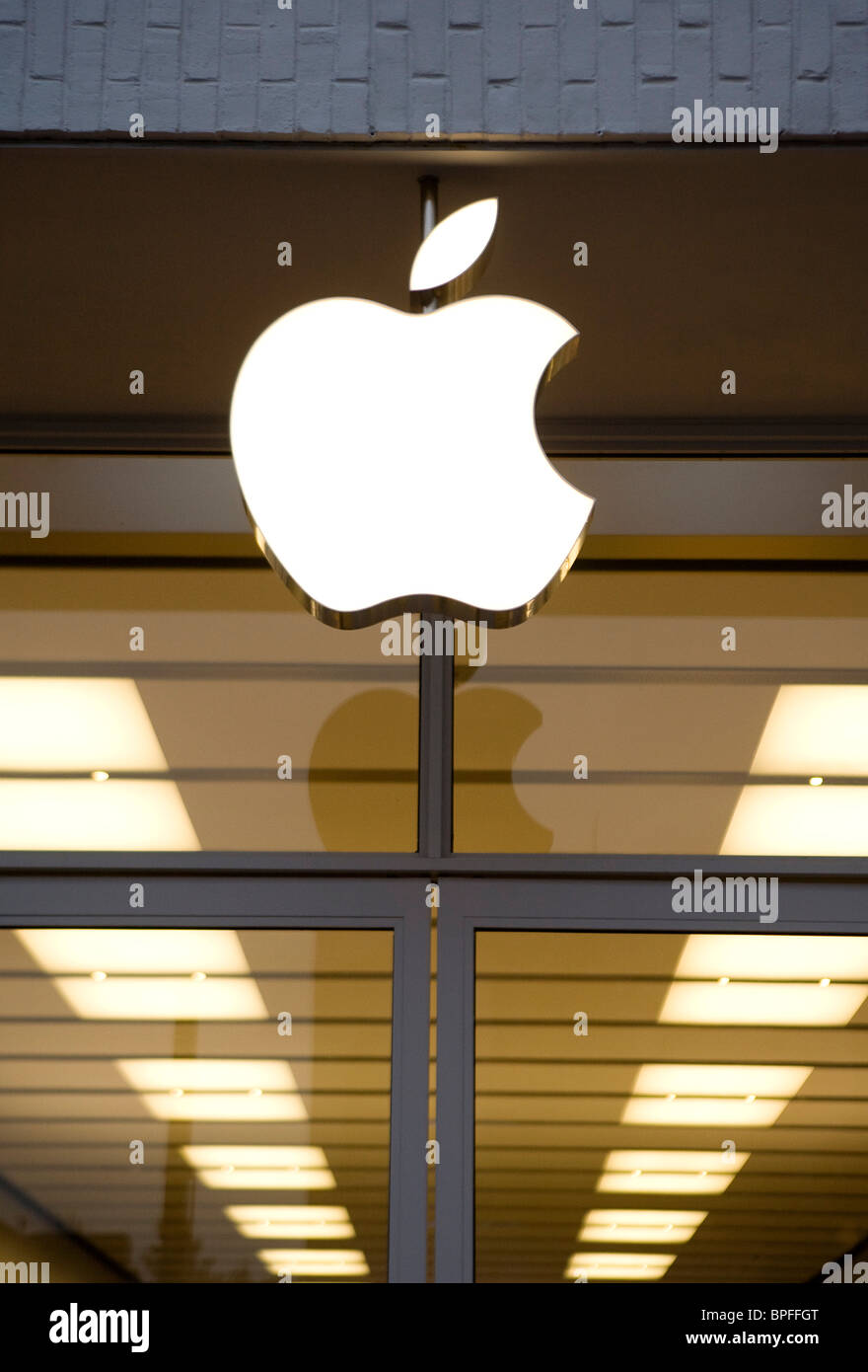 Un Apple store à Washington, DC. Banque D'Images