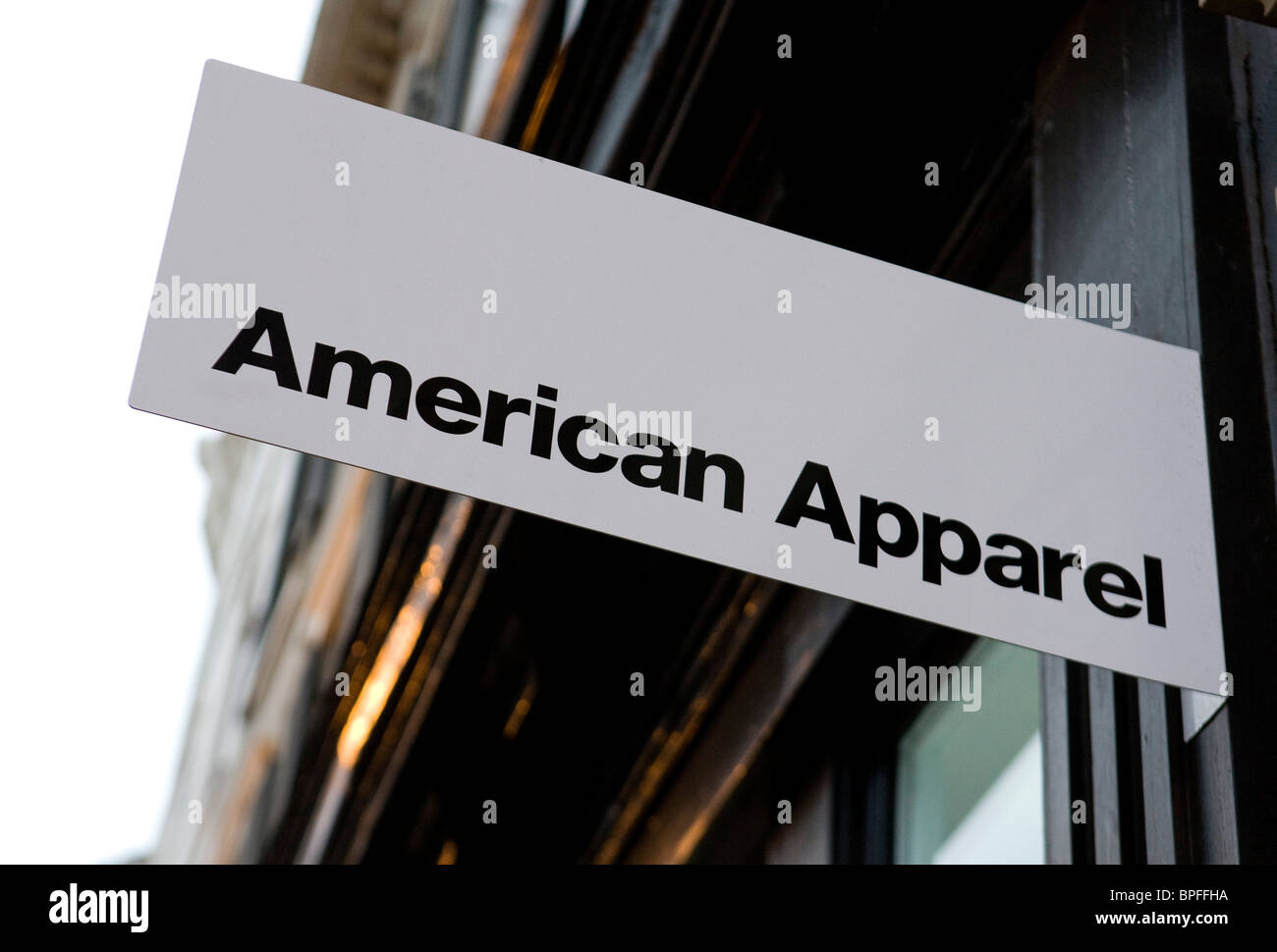 Un American Apparel store à Washington, DC. Banque D'Images