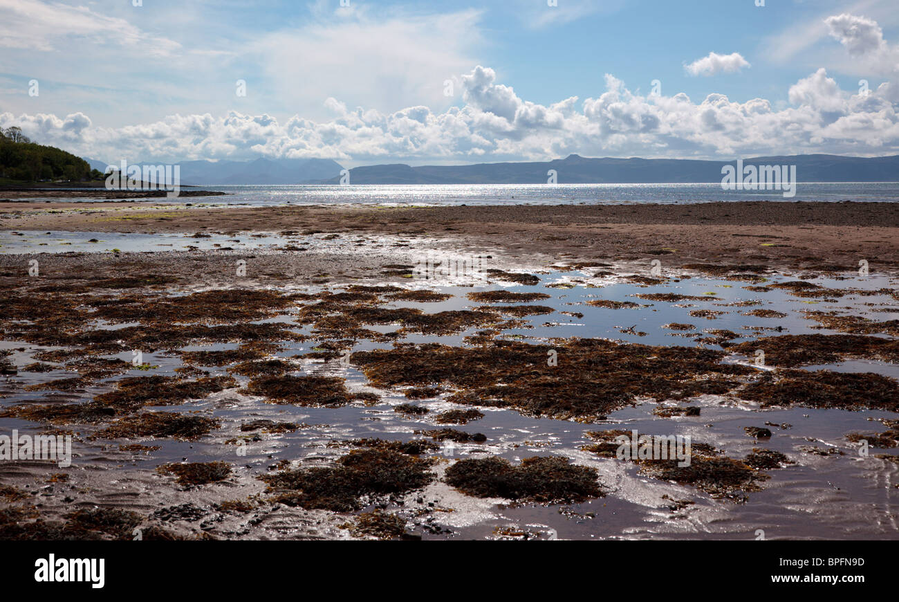 Skye et de Raasay Kraainem beach Wester Ross Scotland UK Banque D'Images