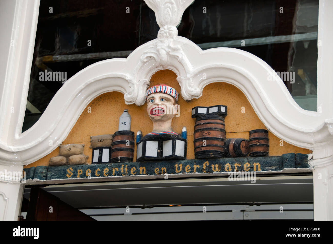 Zwolle Pays-Bas Overijssel ville historique ville pharmacy Banque D'Images