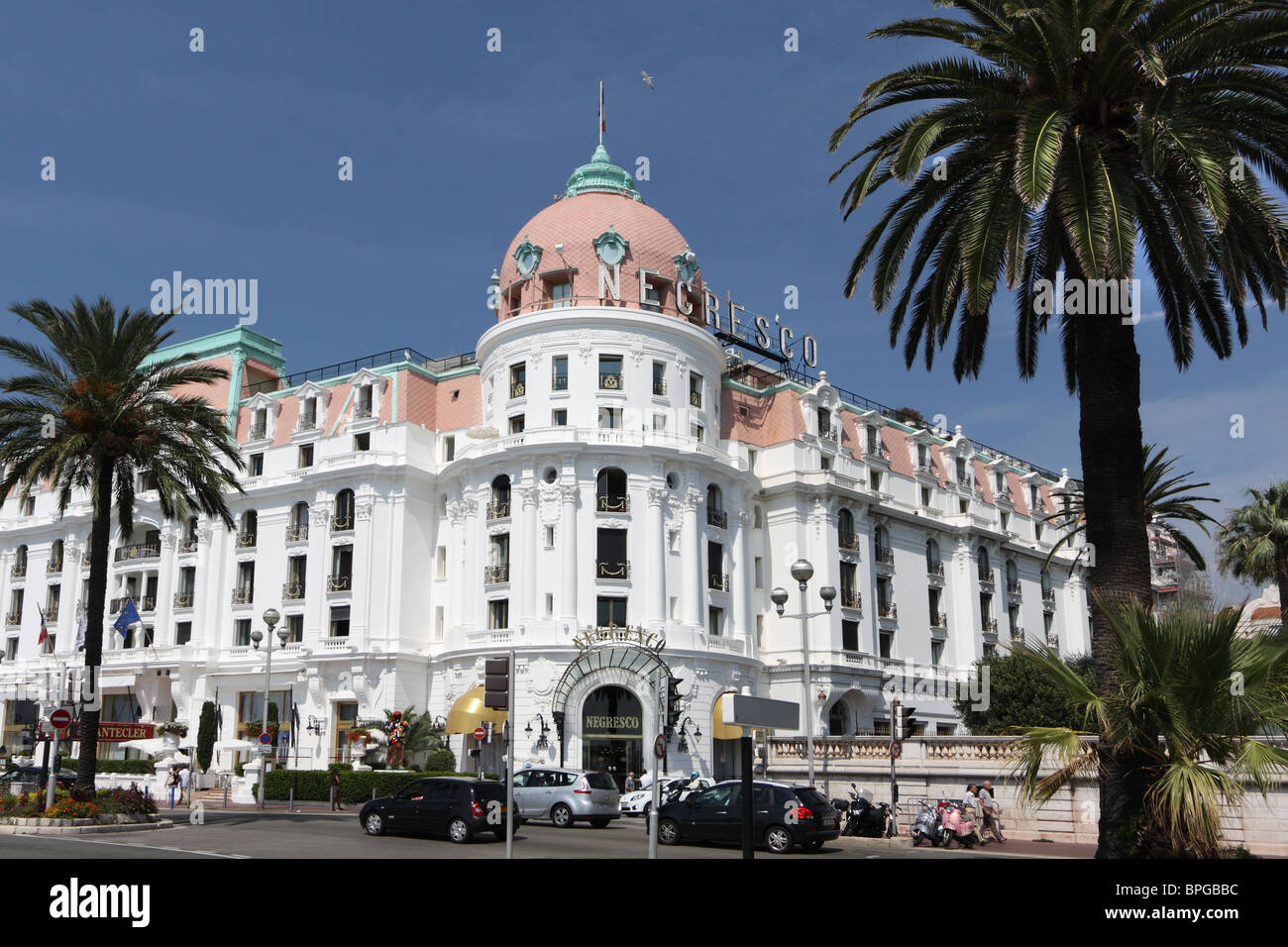 Hôtel Negresco, Promenade des Anglais, la Côte d'Azur, France Banque D'Images