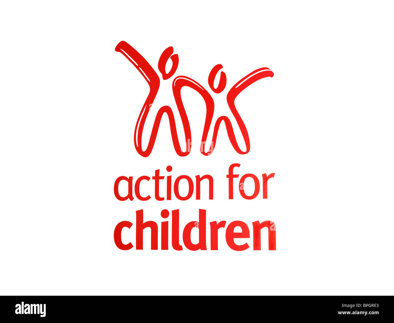 Logo de l'action pour les enfants Banque D'Images