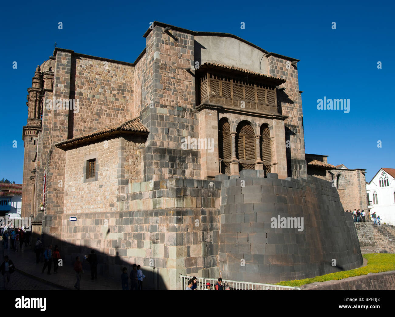 Le Pérou. Cusco. Église et couvent de Santo Domingo (Koricancha) 16ème siècle. Banque D'Images