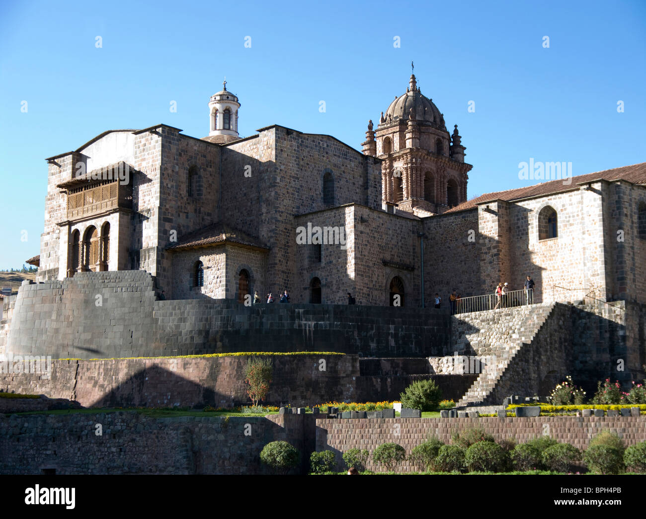 Le Pérou. Cusco. Église et couvent de Santo Domingo (Koricancha) 16ème siècle. Banque D'Images